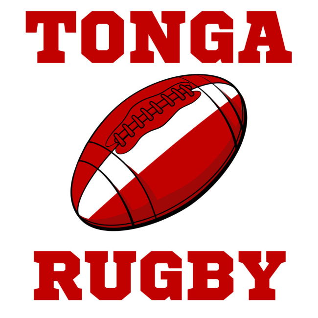 Tonga Rugby Ball Hoody (Red)